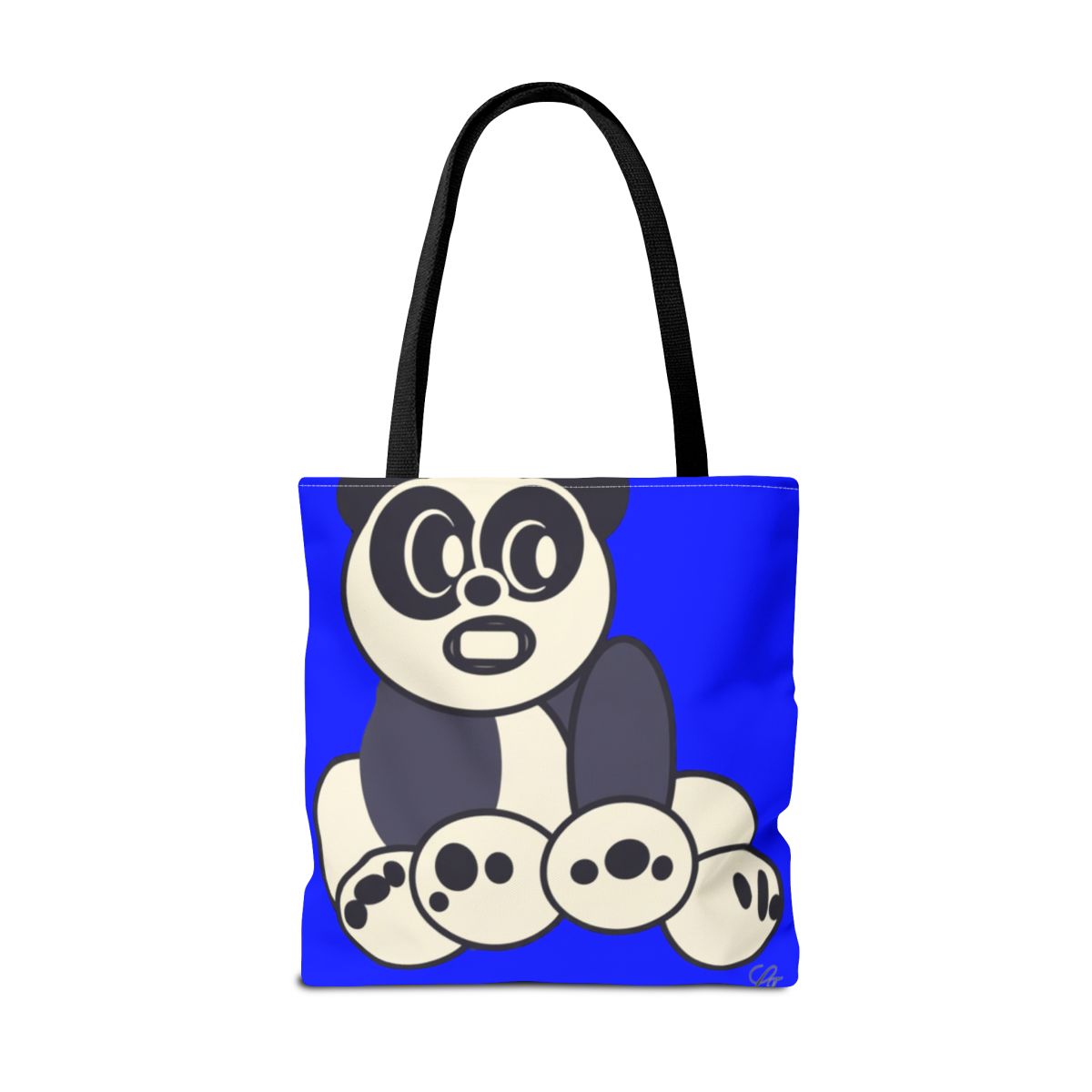 Urban Panda GT Royal Blue Designer Tote Bag Designer | All-Over Print by GT Artland