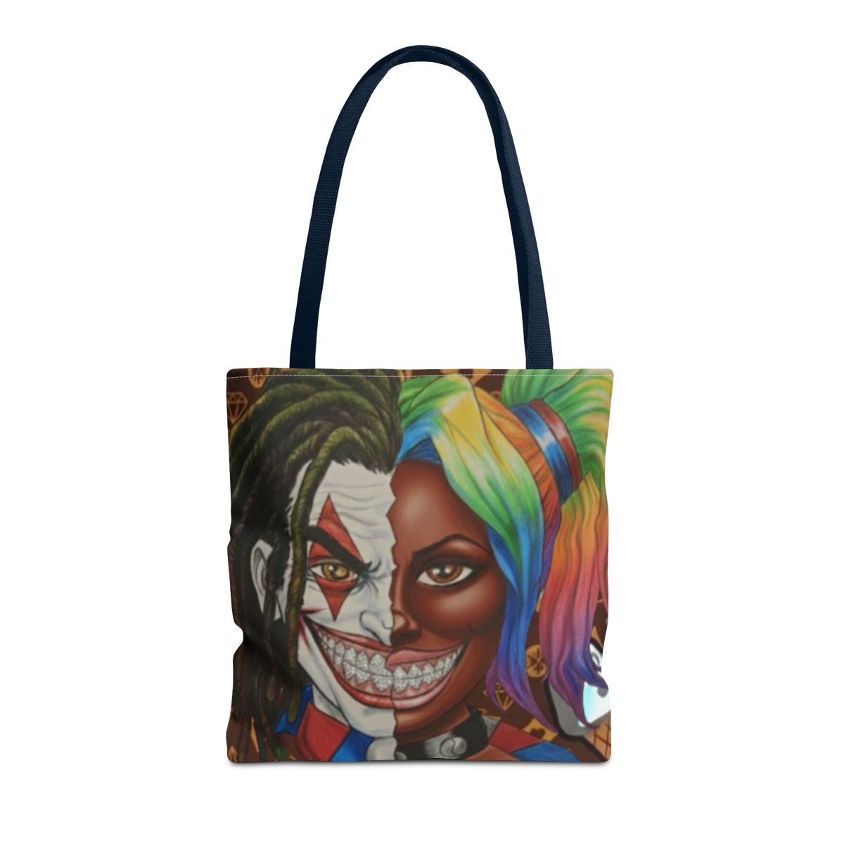 Joker ebony harley designer Tote Bag by GT Artland