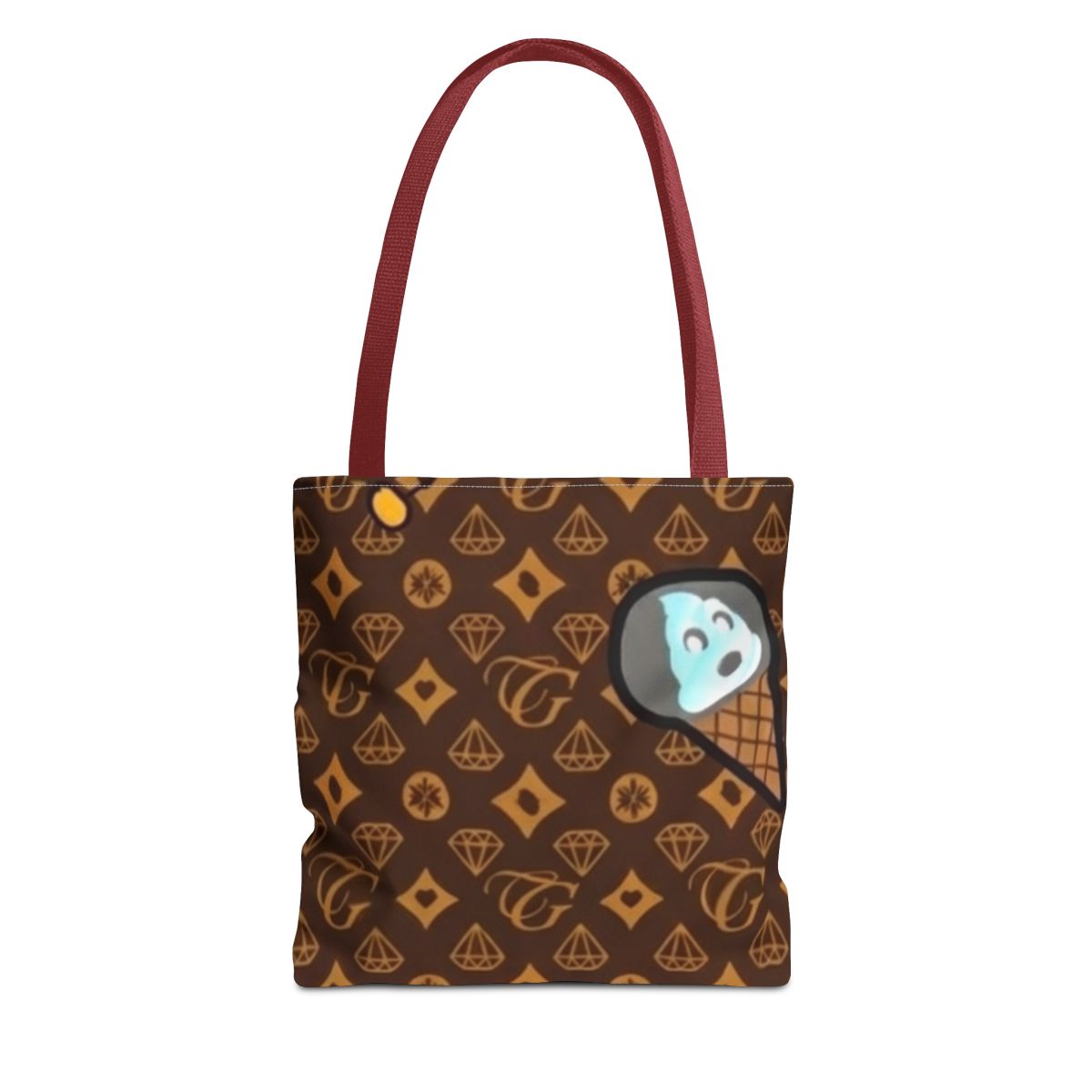 Designer Ice Cream Sandwich Luxury Tone Tote Bag by GT Artland