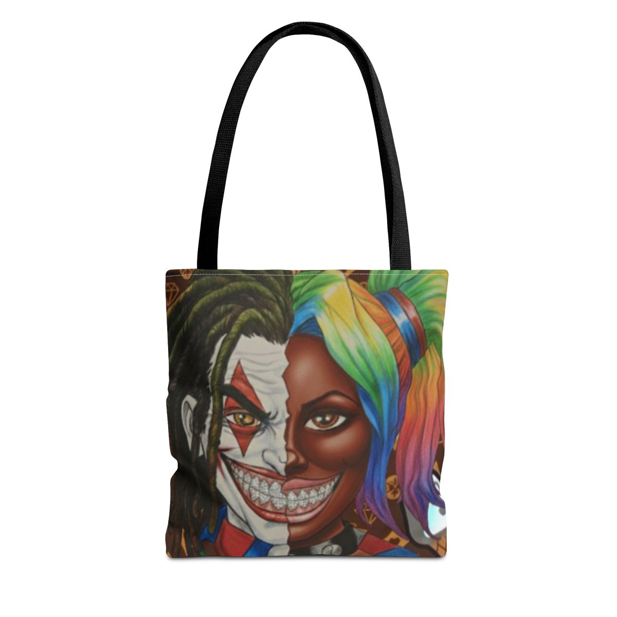 Joker ebony harley designer Tote Bag by GT Artland