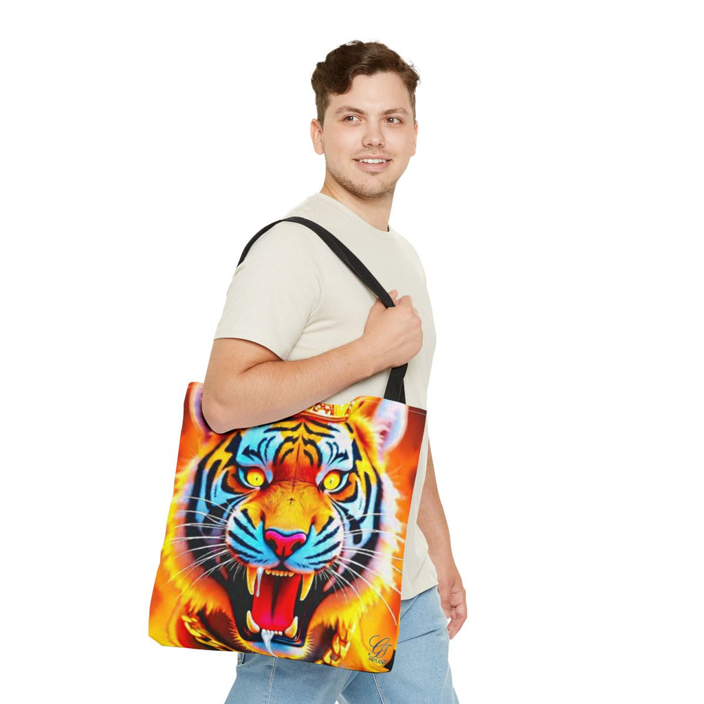 King Tiger GT Designer Tote Bag by GT Artland