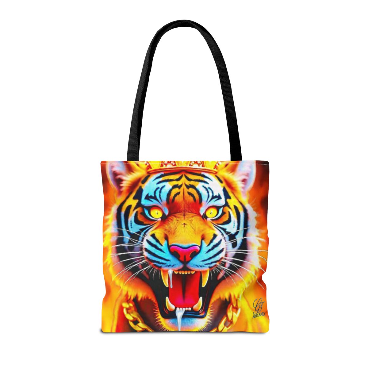 King Tiger GT Designer Tote Bag by GT Artland