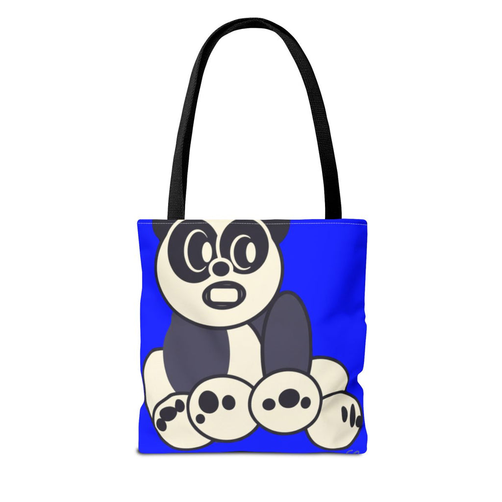 Urban Panda GT Royal Blue Designer Tote Bag Designer | All-Over Print by GT Artland
