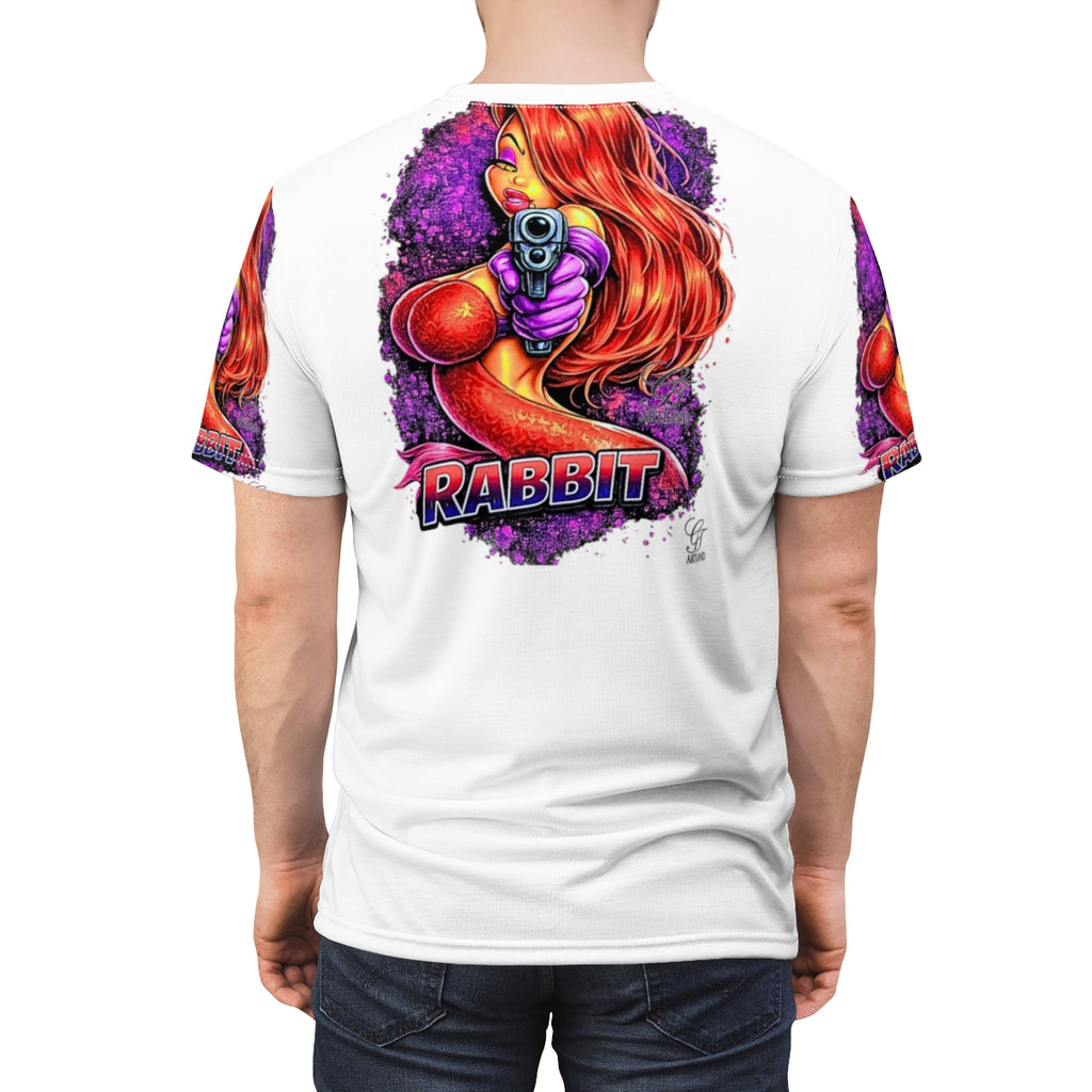 Vixen Rabbit Jess Designer Deluxe Urban Unisex Cut & Sew Tee by GT Artland