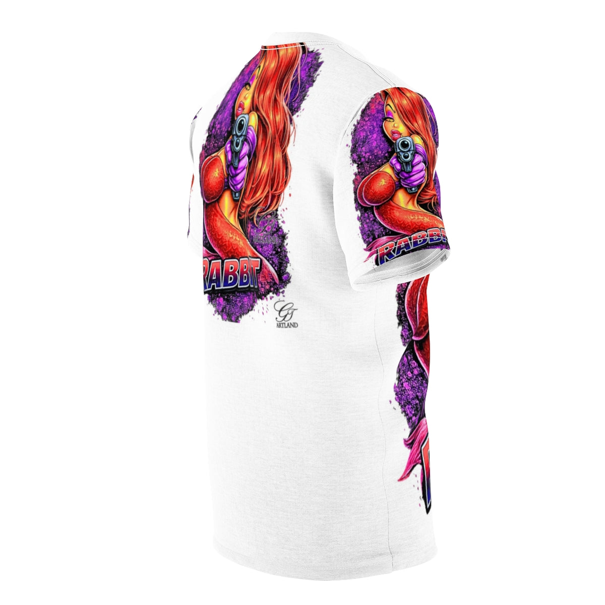 Vixen Rabbit Jess Designer Deluxe Urban Unisex Cut & Sew Tee by GT Artland