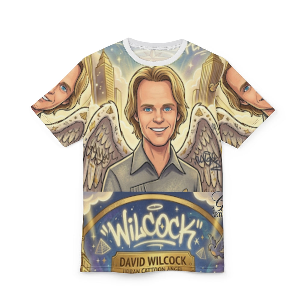 Davide Wilcock Urban Airbrush Angelic Legend Unisex Cut & Sew Tee by GT Artland