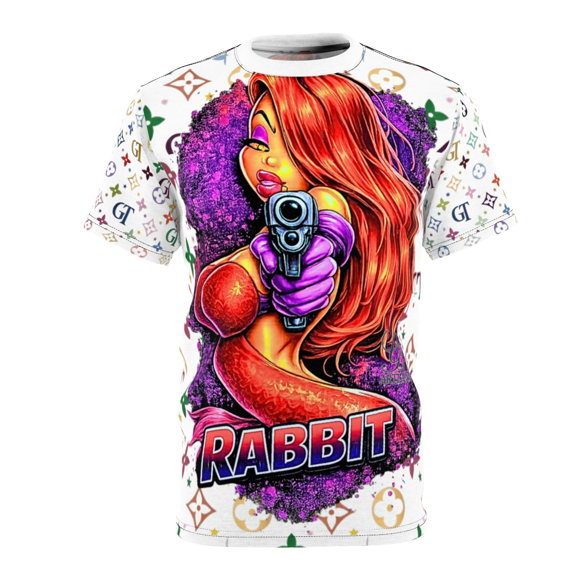 Vixen Fox Airbrus Urban Elite Edition Unisex Cut & Sew Tee by GT Artland