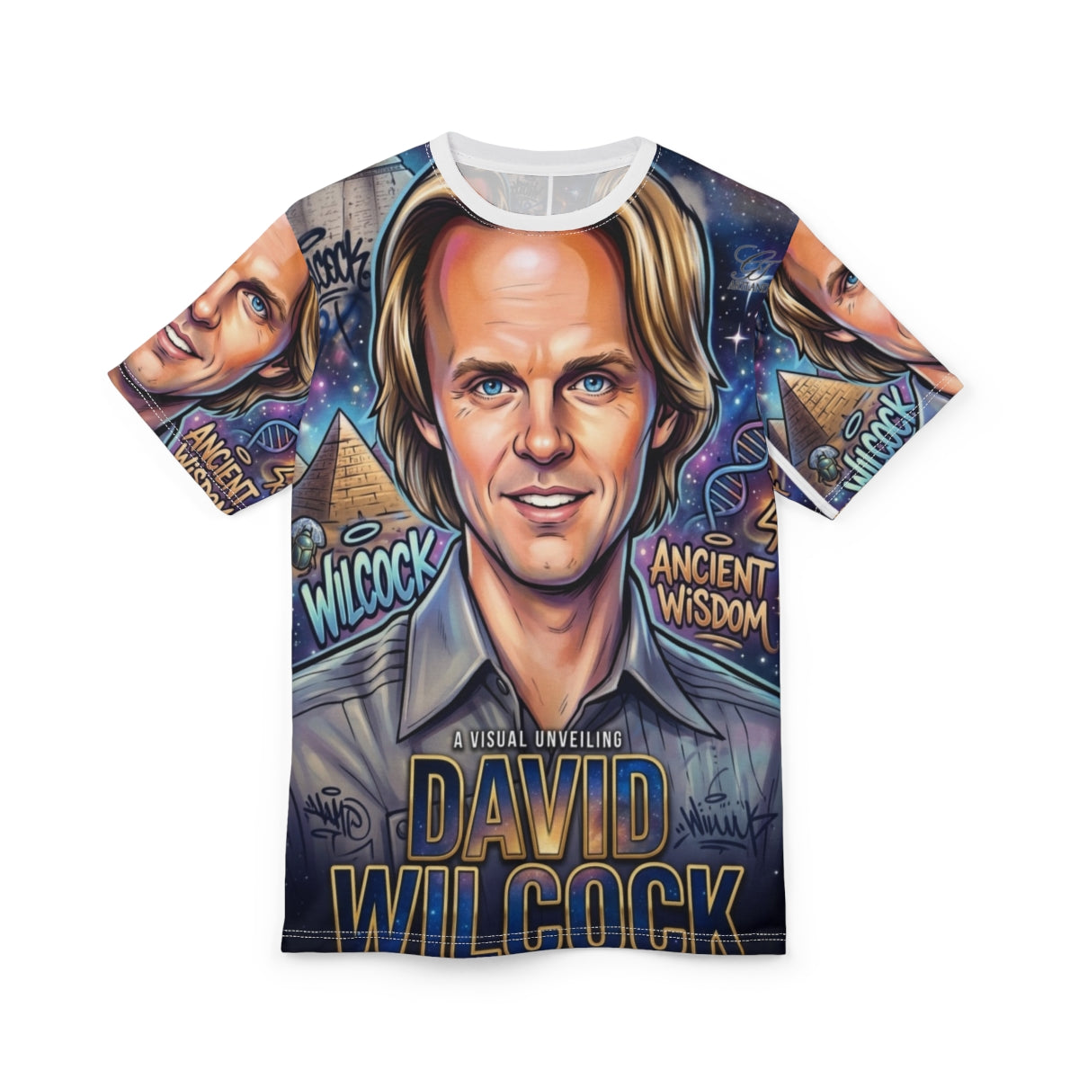 David Wilcock Airbrush Designer Elite Unisex Cut & Sew Tee by GT Artland