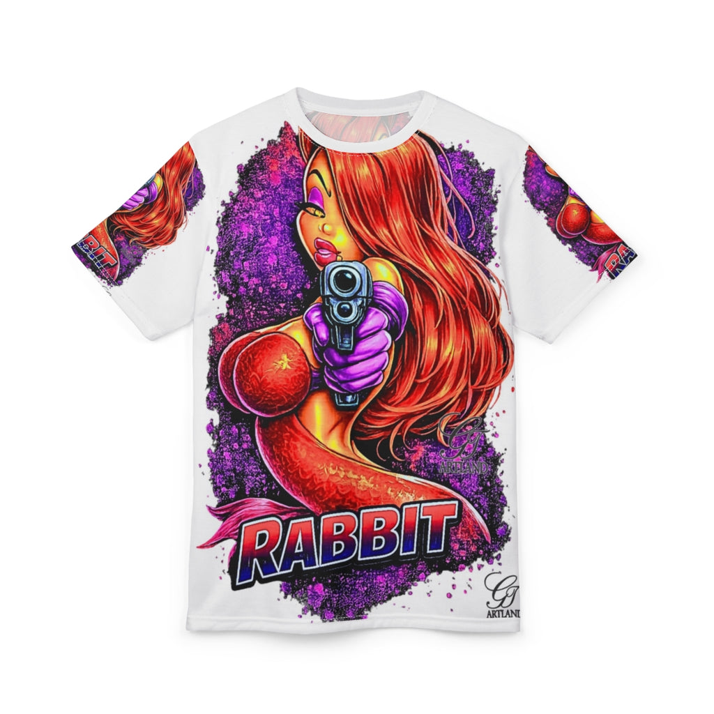 Vixen Rabbit Jess Designer Deluxe Urban Unisex Cut & Sew Tee by GT Artland