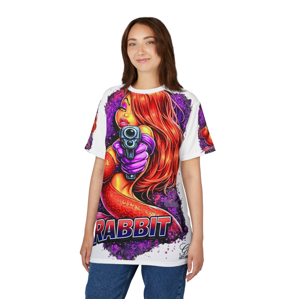 Vixen Rabbit Jess Designer Deluxe Urban Unisex Cut & Sew Tee by GT Artland