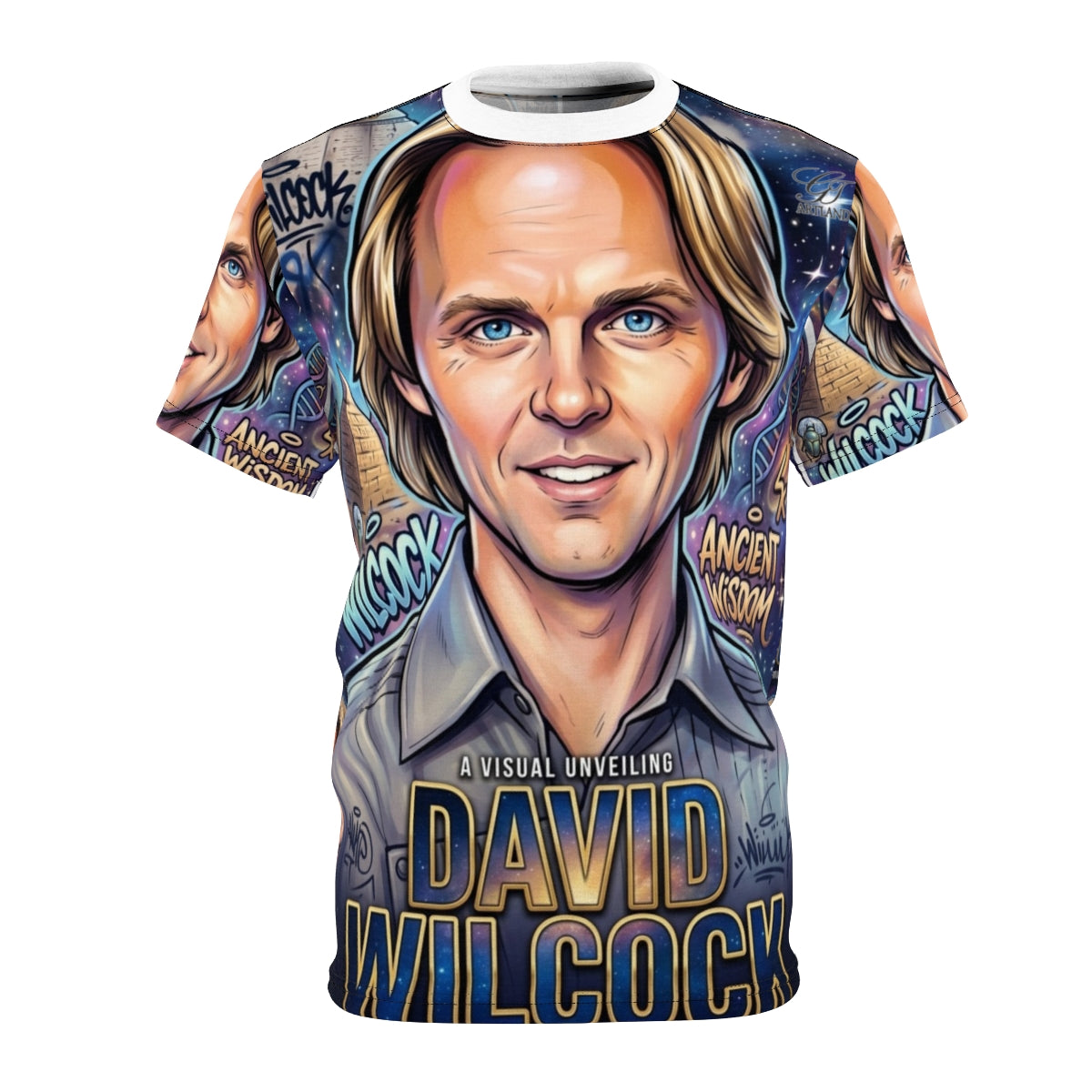 David Wilcock Airbrush Designer Elite Unisex Cut & Sew Tee by GT Artland