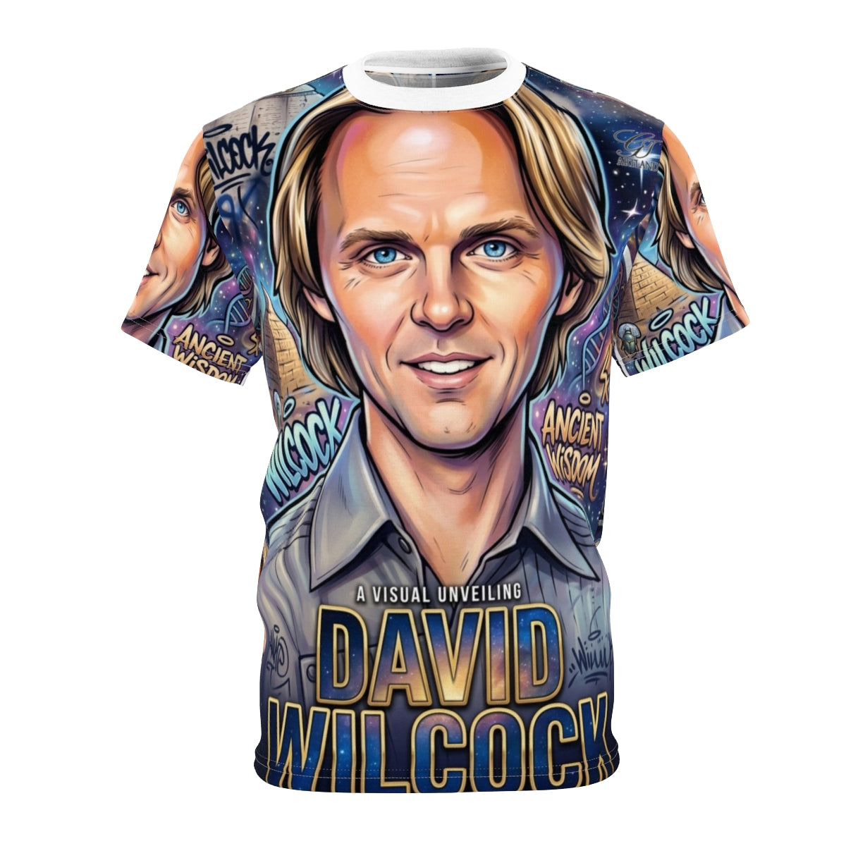 David Wilcock Airbrush Designer Elite Unisex Cut & Sew Tee by GT Artland