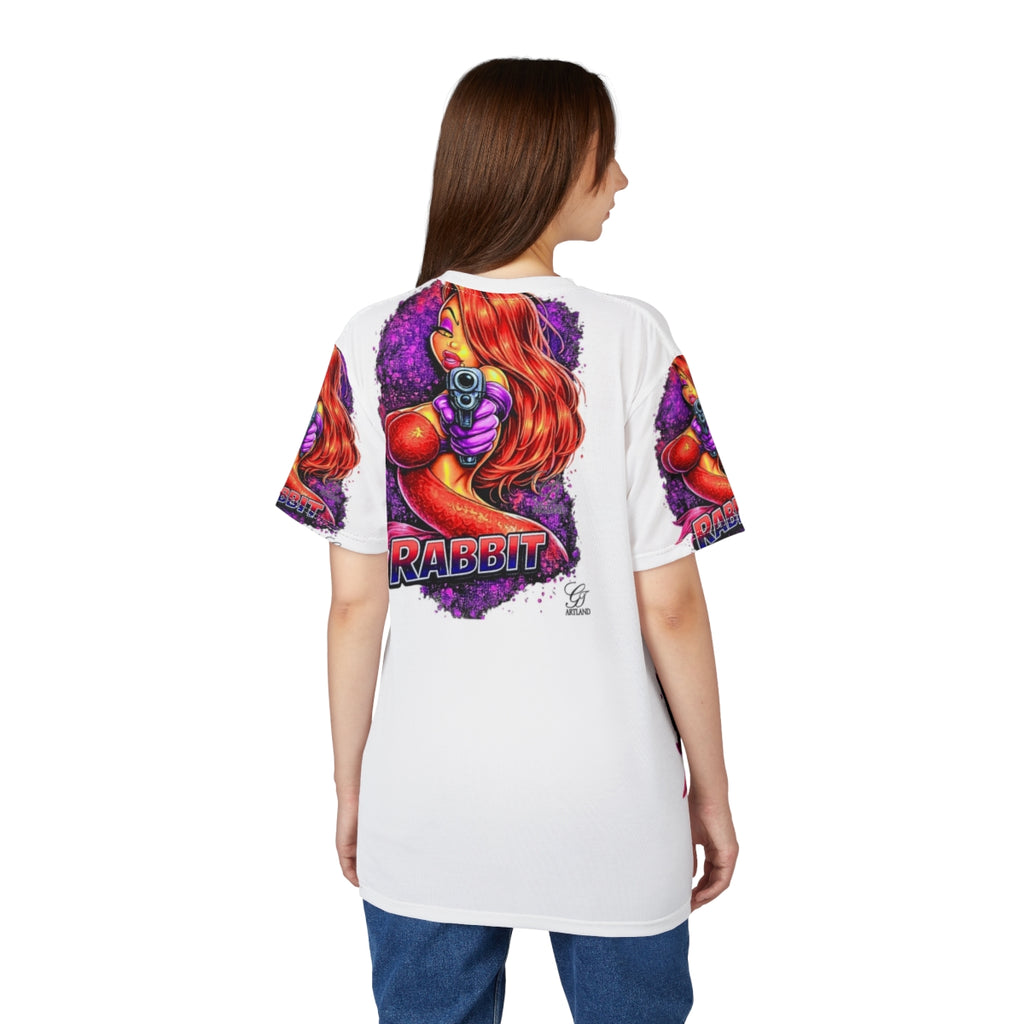 Vixen Rabbit Jess Designer Deluxe Urban Unisex Cut & Sew Tee by GT Artland