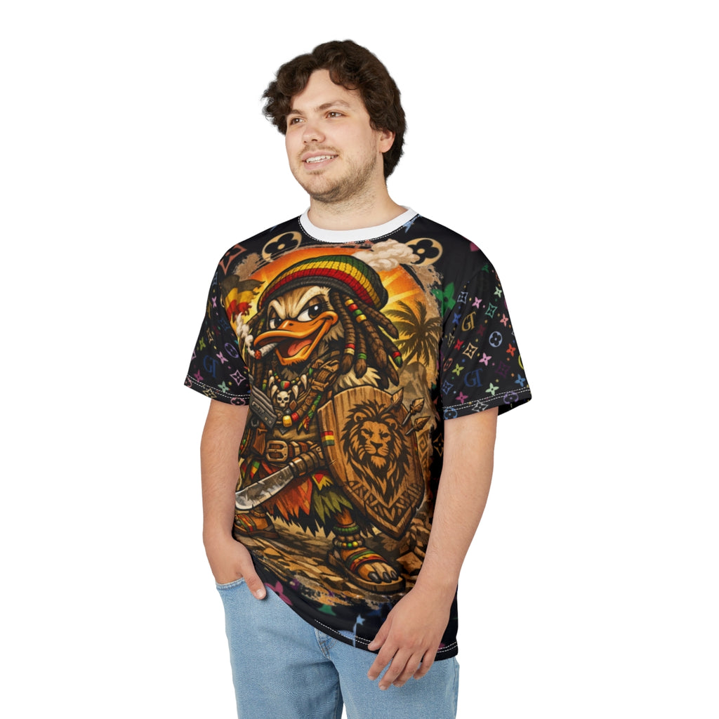 Jamaican Duck Rosta Tale Urban Elite Edition Unisex Cut & Sew Tee by GT Artland