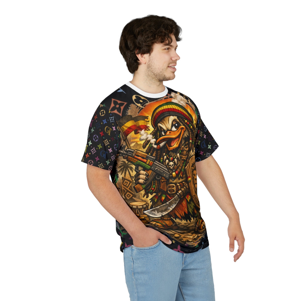 Jamaican Duck Rosta Tale Urban Elite Edition Unisex Cut & Sew Tee by GT Artland