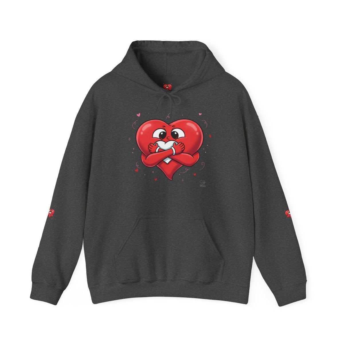 Cute Heart Holding Heart Unisex Heavy Blend™ Hooded Sweatshirt by GT Artland