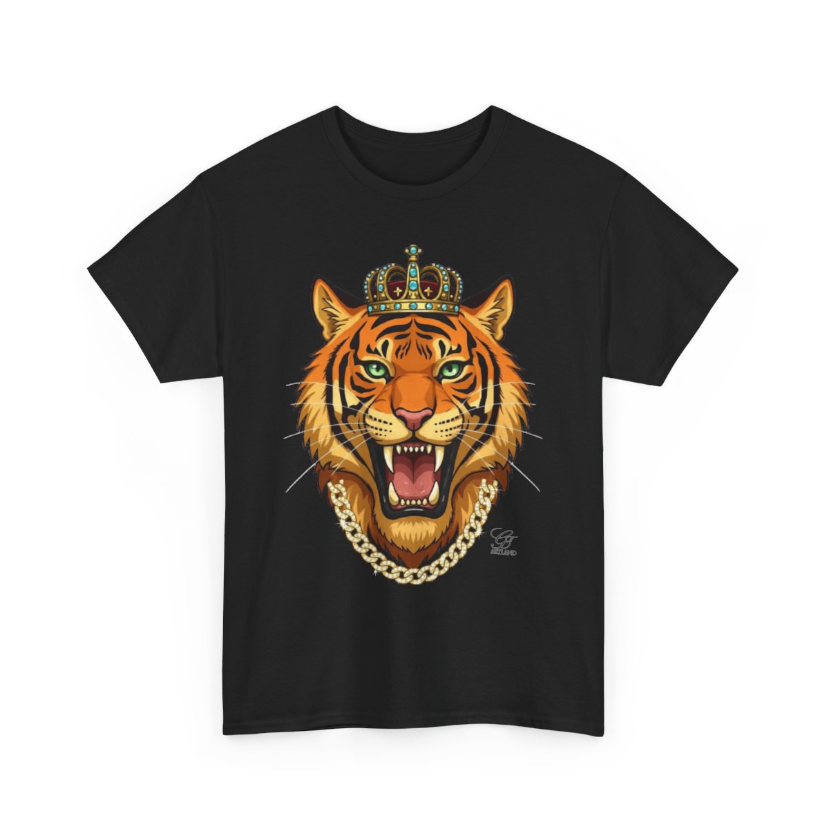 King Tiger GT Designer Unisex Heavy Cotton Tee BY GT ARTLAND