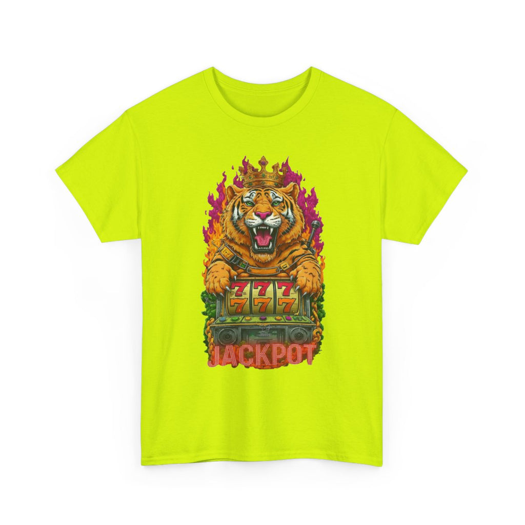 Jackpot King Tiger GT Designer Unisex Heavy Cotton Tee BY GT ARTLAND