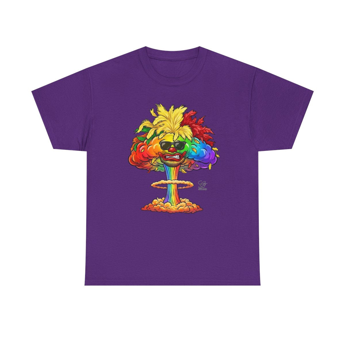 Mushroom Nuclear Cloud GT Soldier Fan Gear Unisex Heavy Cotton Tee by GT Artland