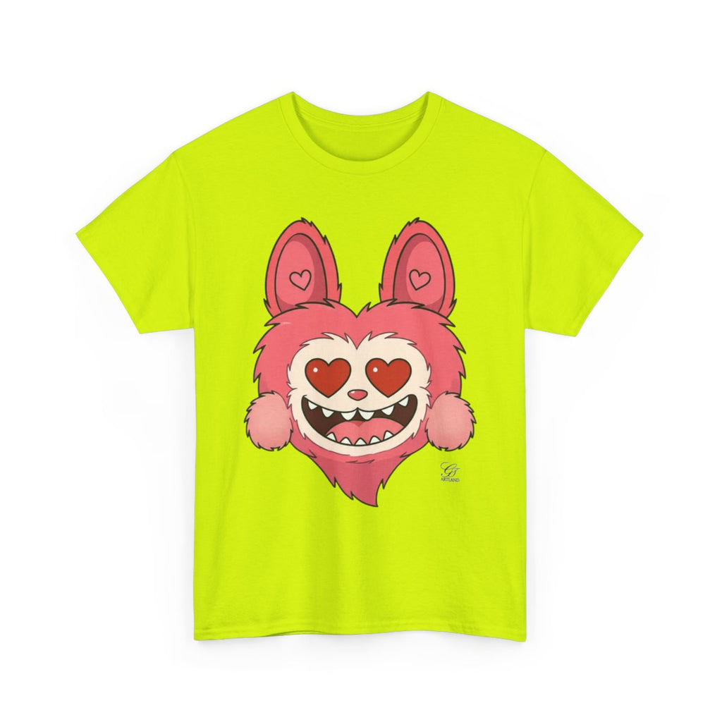Pink Bubu La Designer Unisex Heavy Cotton Tee BY GT ARTLAND