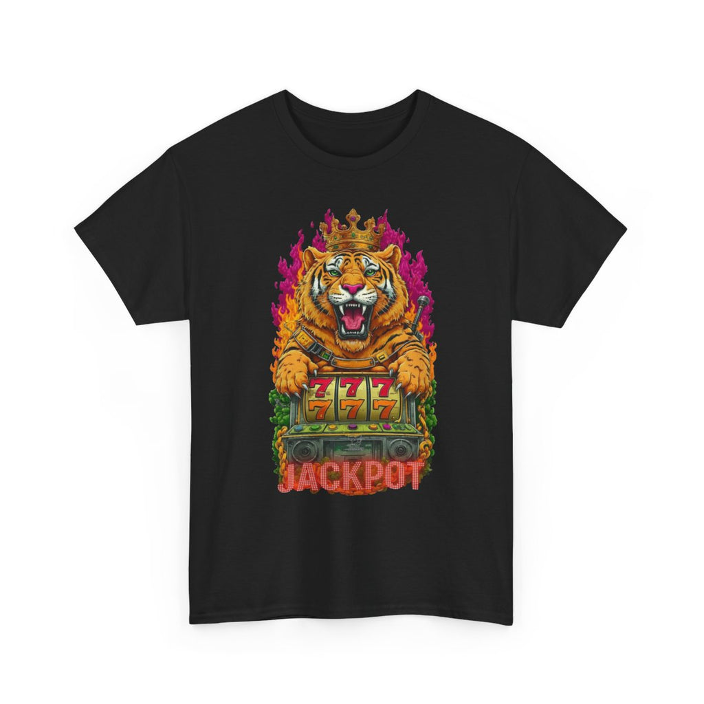 Jackpot King Tiger GT Designer Unisex Heavy Cotton Tee BY GT ARTLAND
