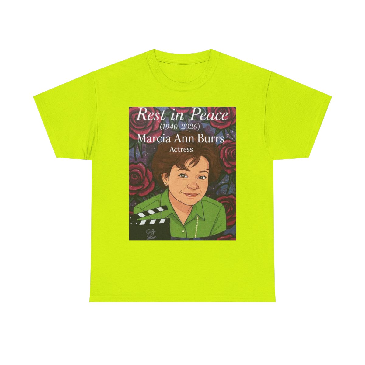 Marcia Ann Burrs Memerial Actress Legend Unisex Heavy Cotton Tee BY GT ARTLAND