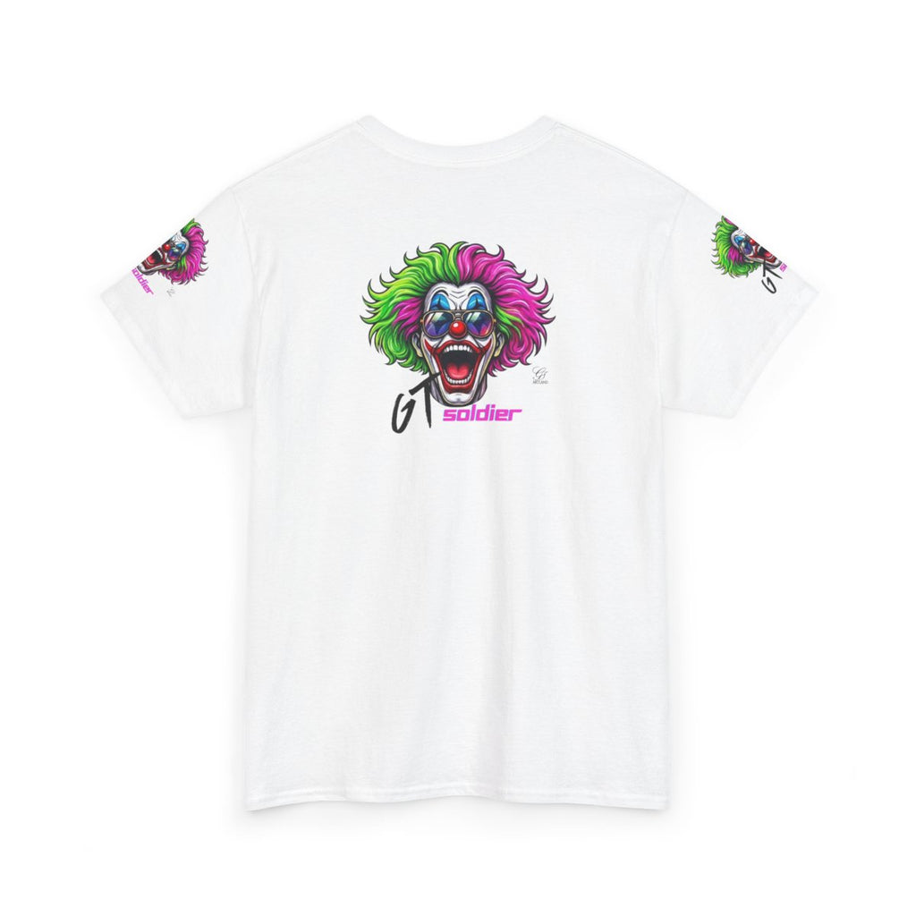 GT Soldier Clown Rapper Fan Gear Elite Designer Unisex Heavy Cotton Tee by GT Artland