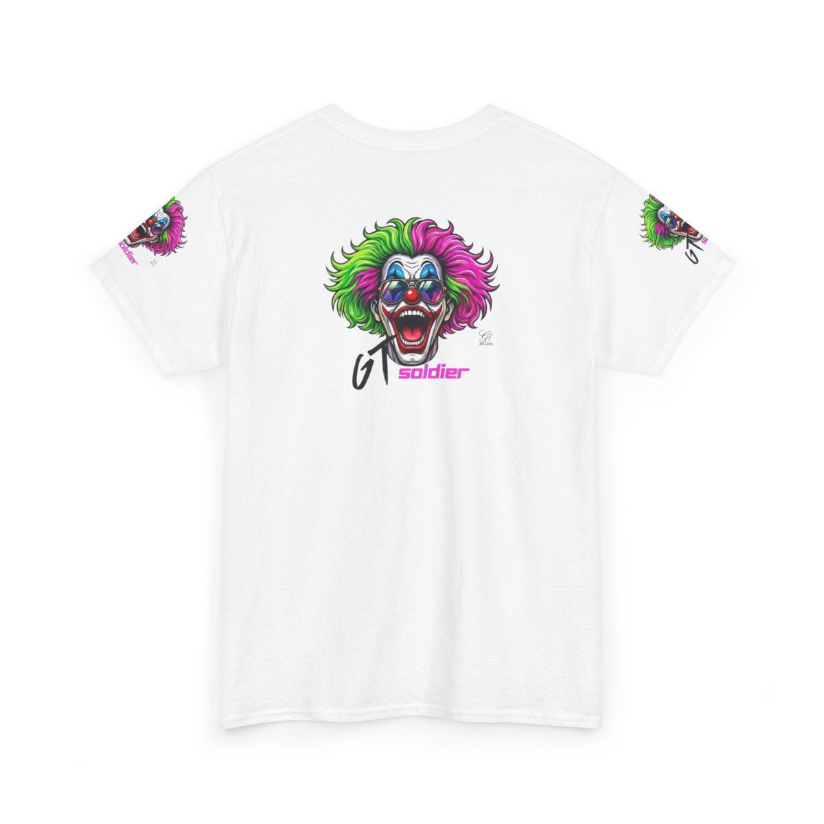 GT Soldier Clown Rapper Fan Gear Elite Designer Unisex Heavy Cotton Tee by GT Artland