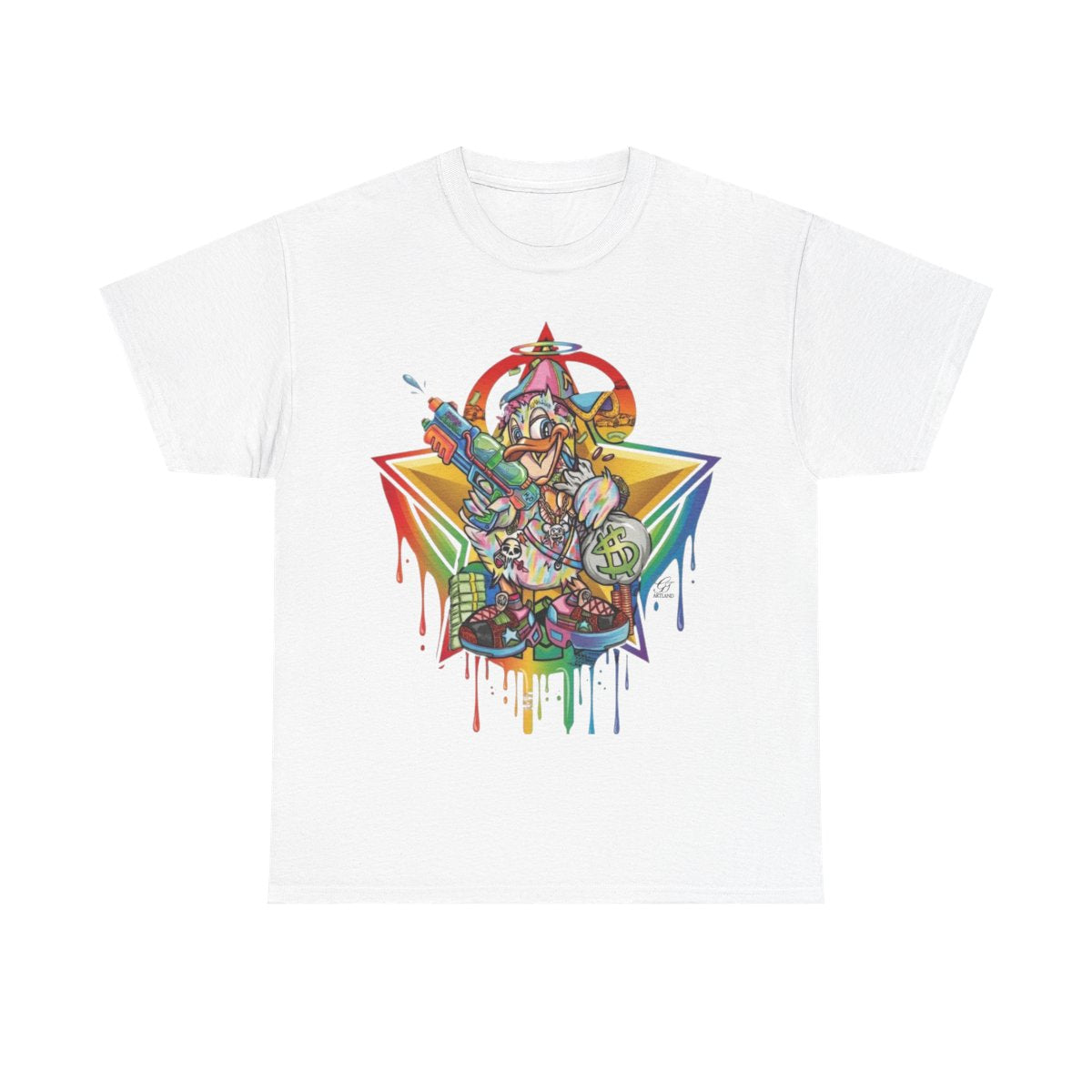 Urban Duck Super Swag Designer Unisex Heavy Cotton Tee by GT Artland