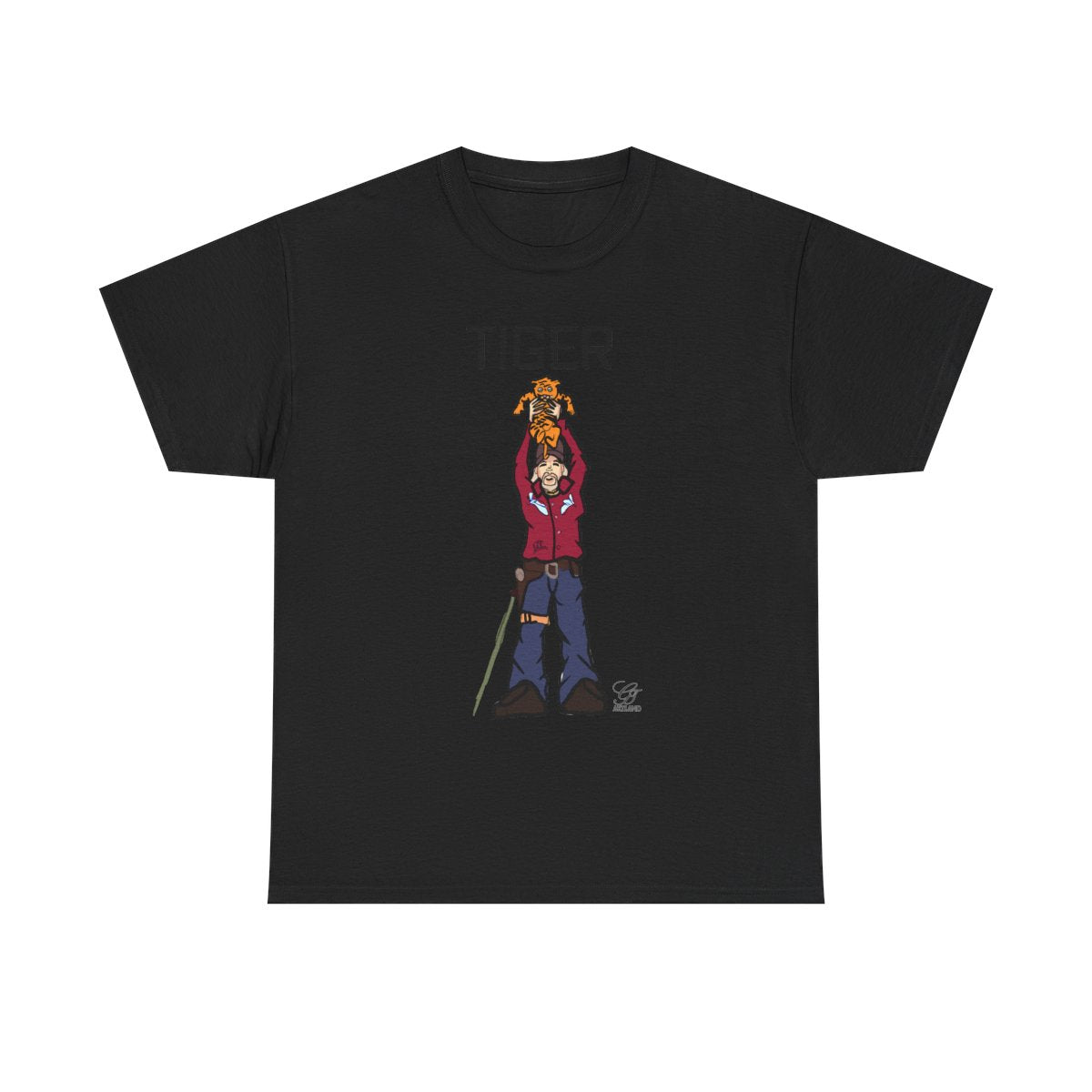 Tiger King Urban Toon Designer Edition Unisex Heavy Cotton Tee BY GT ARTLAND