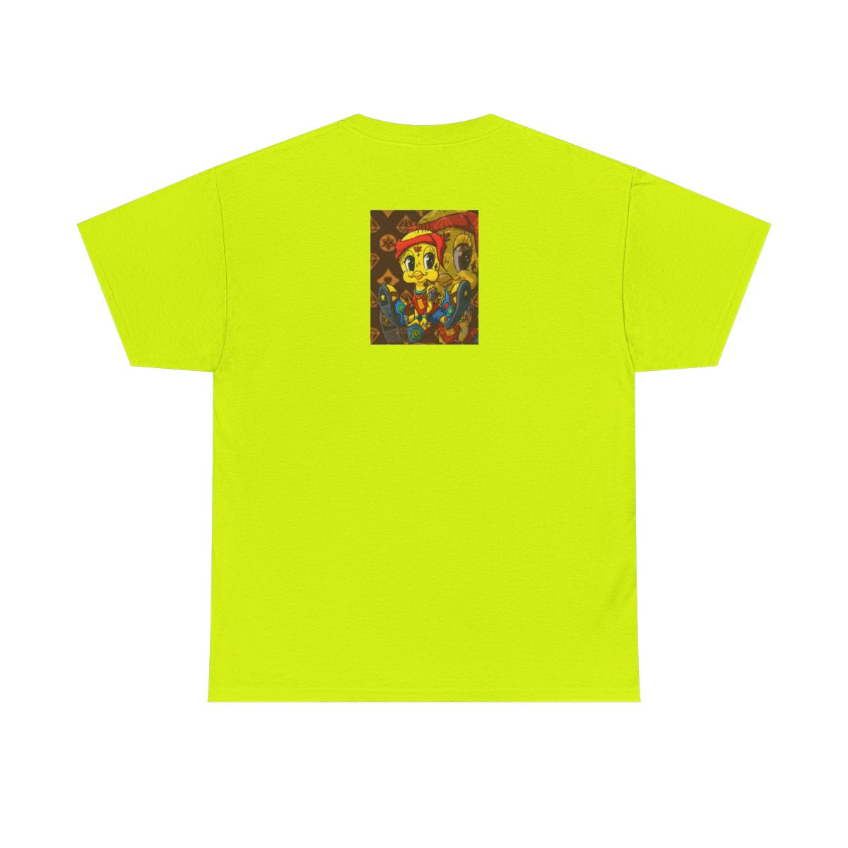 Red Bandana Ghetto Tweet Bird Unisex style Heavy Cotton Tee BY GT ARTLAND