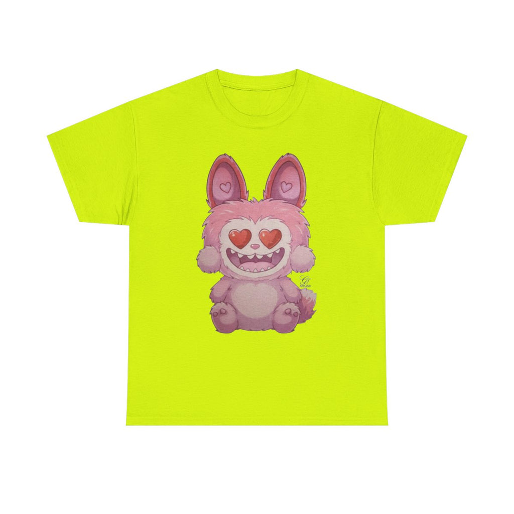 Pink Bubu Designer Unisex Heavy Cotton Tee BY GT ARTLAND