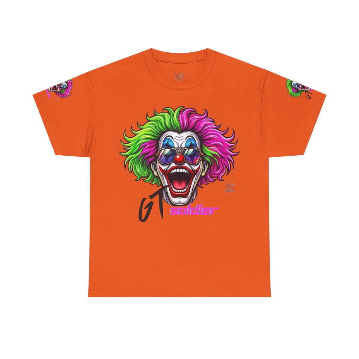 GT Soldier Clown Rapper Fan Gear Elite Designer Unisex Heavy Cotton Tee by GT Artland