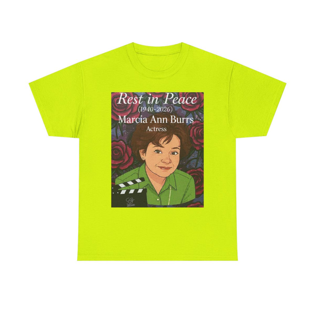 Marcia Ann Burrs Memerial Actress Legend Unisex Heavy Cotton Tee BY GT ARTLAND
