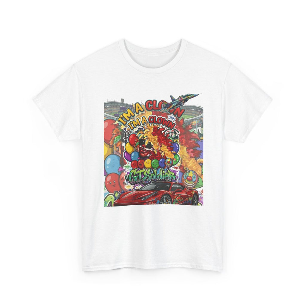 GT Soldier "Im a Clown" Unisex Heavy Cotton Tee by GT Artland