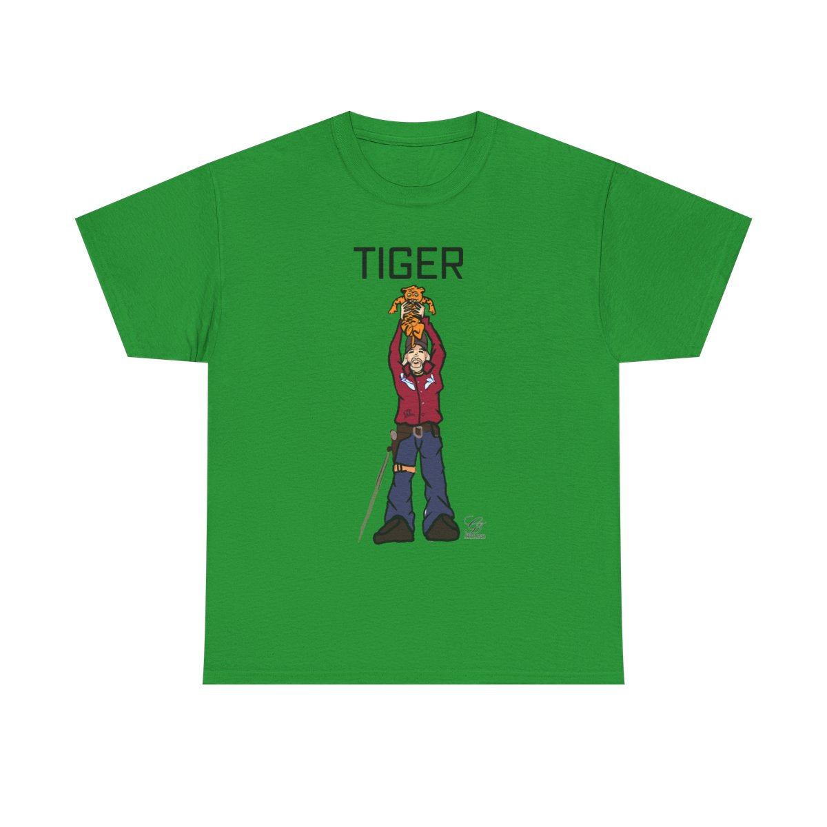 Tiger King Urban Toon Designer Edition Unisex Heavy Cotton Tee BY GT ARTLAND