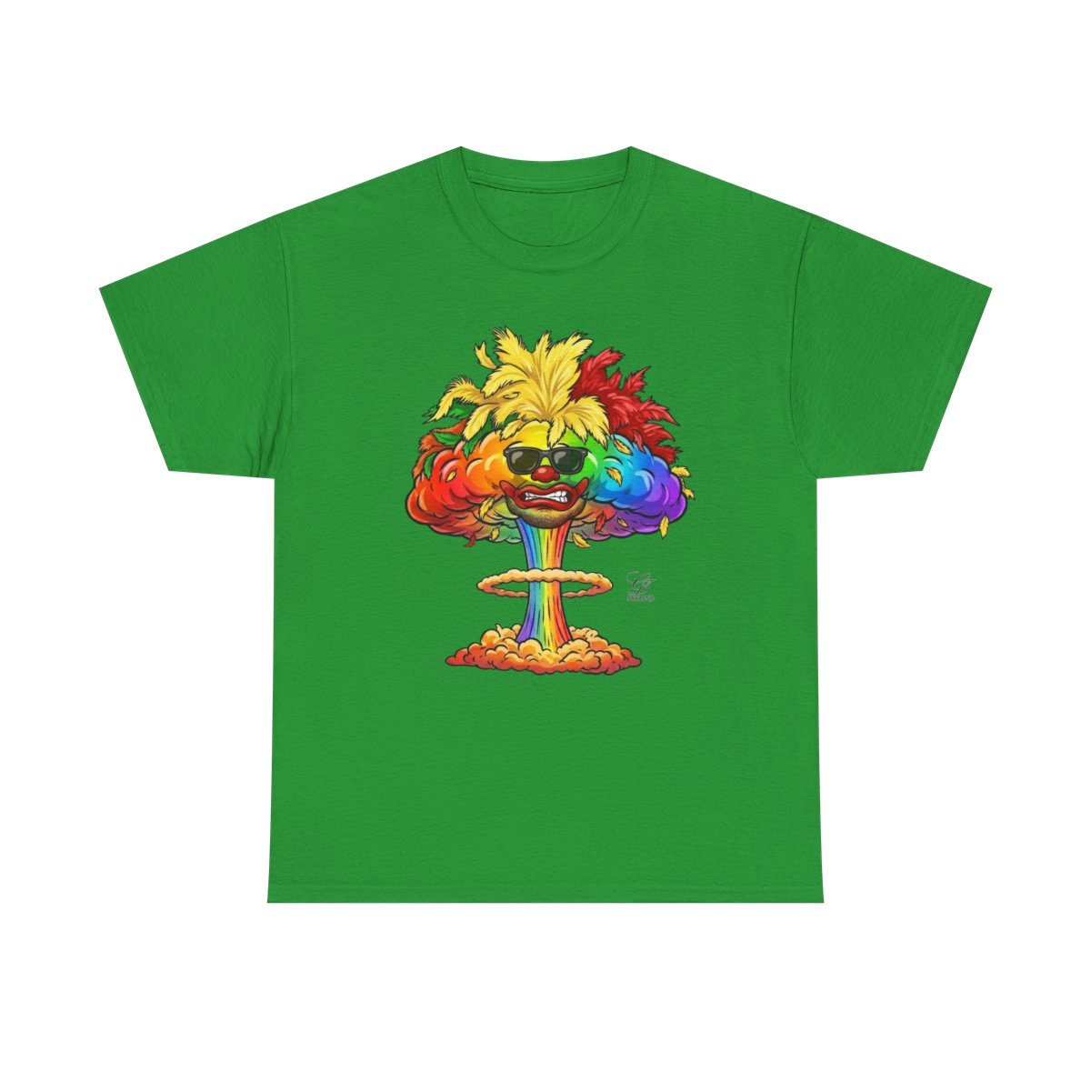 Mushroom Nuclear Cloud GT Soldier Fan Gear Unisex Heavy Cotton Tee by GT Artland