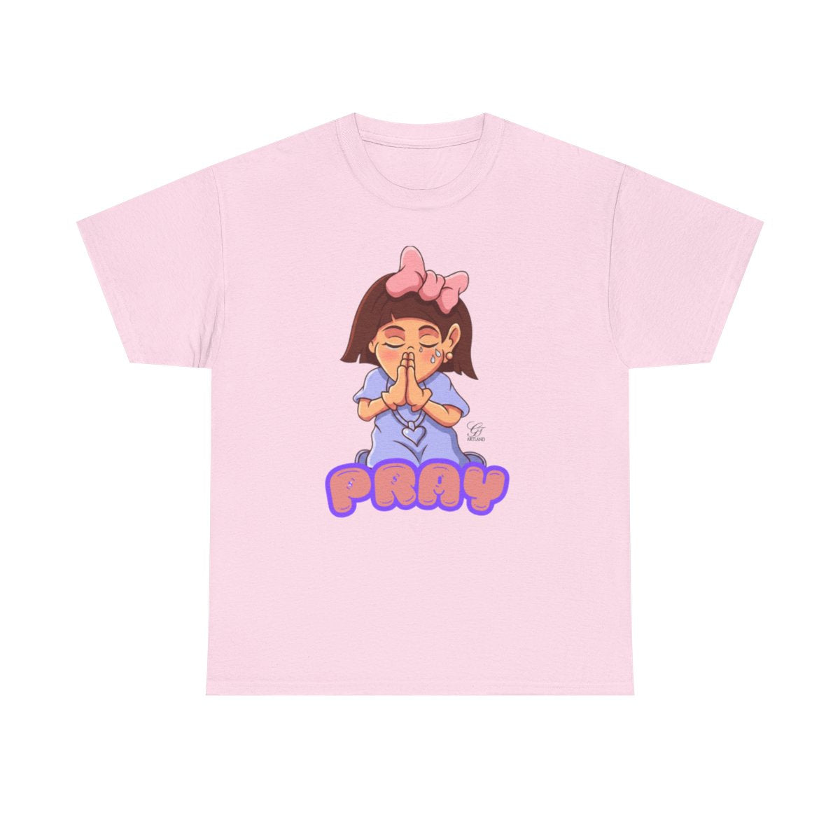 Pray Original Designer Unisex Heavy Cotton Tee by GT Artland