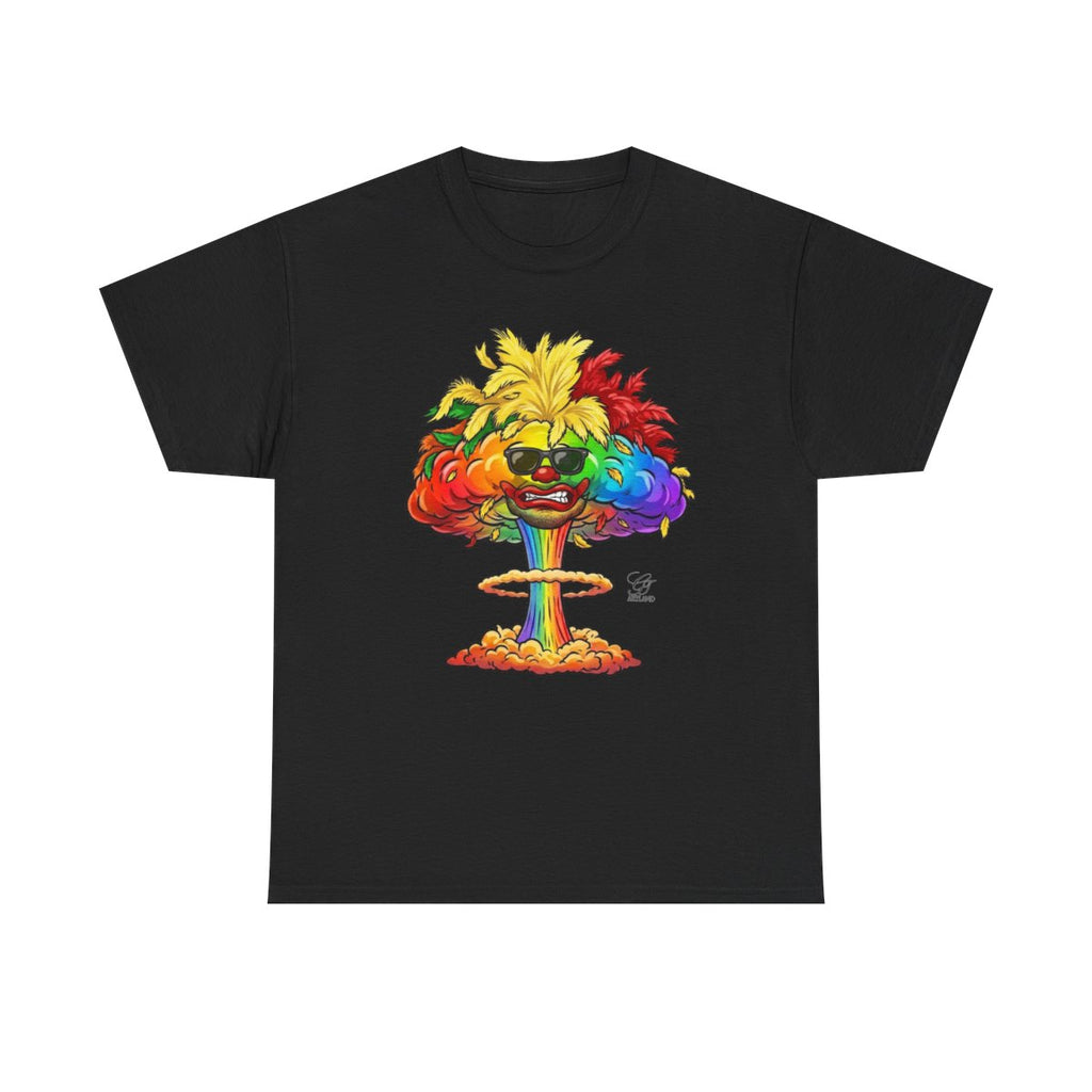 Mushroom Nuclear Cloud GT Soldier Fan Gear Unisex Heavy Cotton Tee by GT Artland