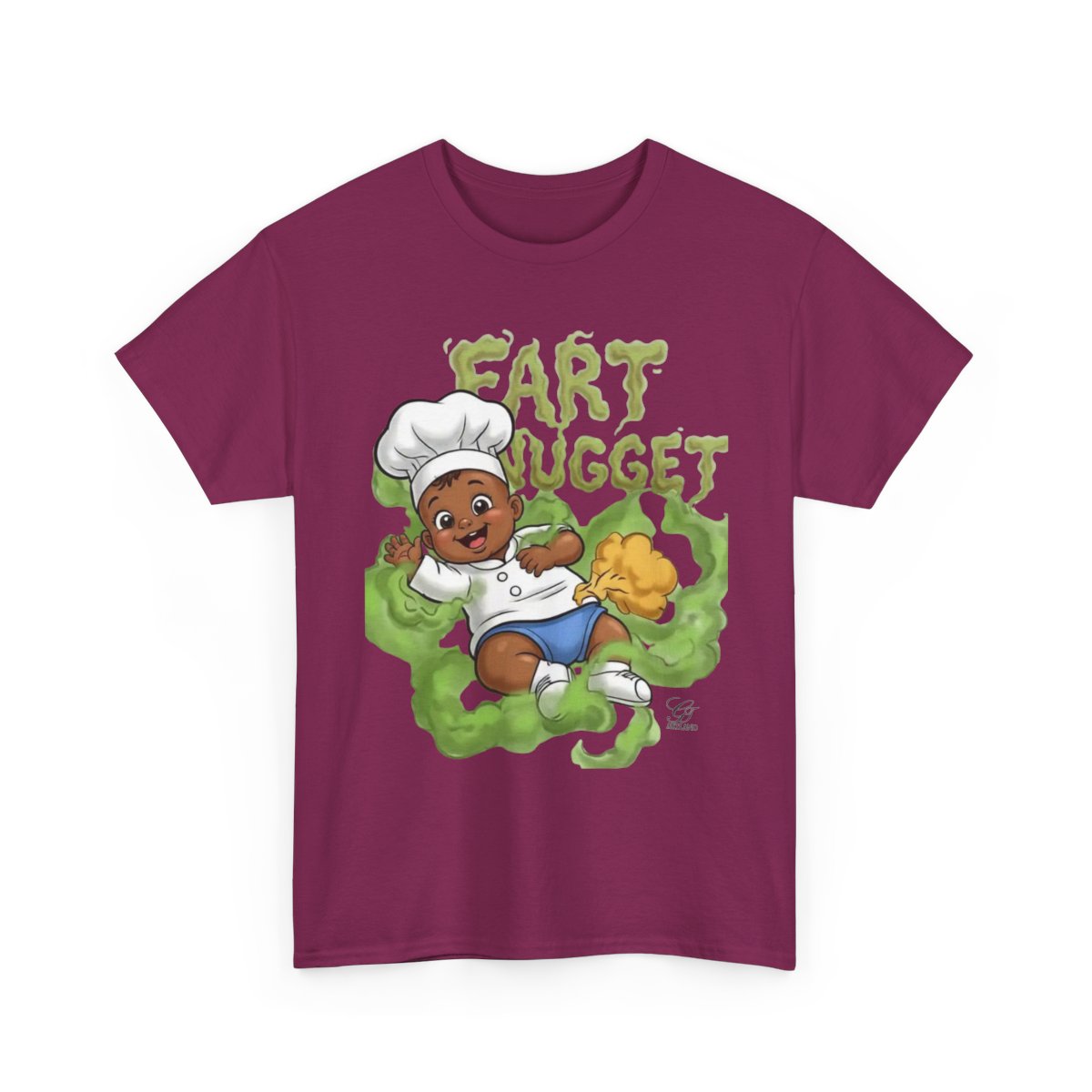 Fart Nugget Baby Unisex Heavy Cotton Tee by GT Artland