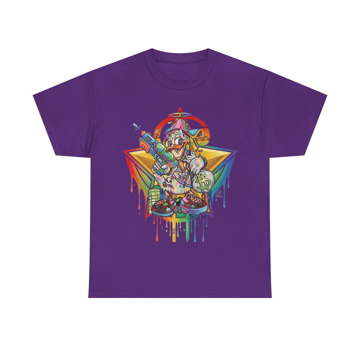 Urban Duck Super Swag Designer Unisex Heavy Cotton Tee by GT Artland