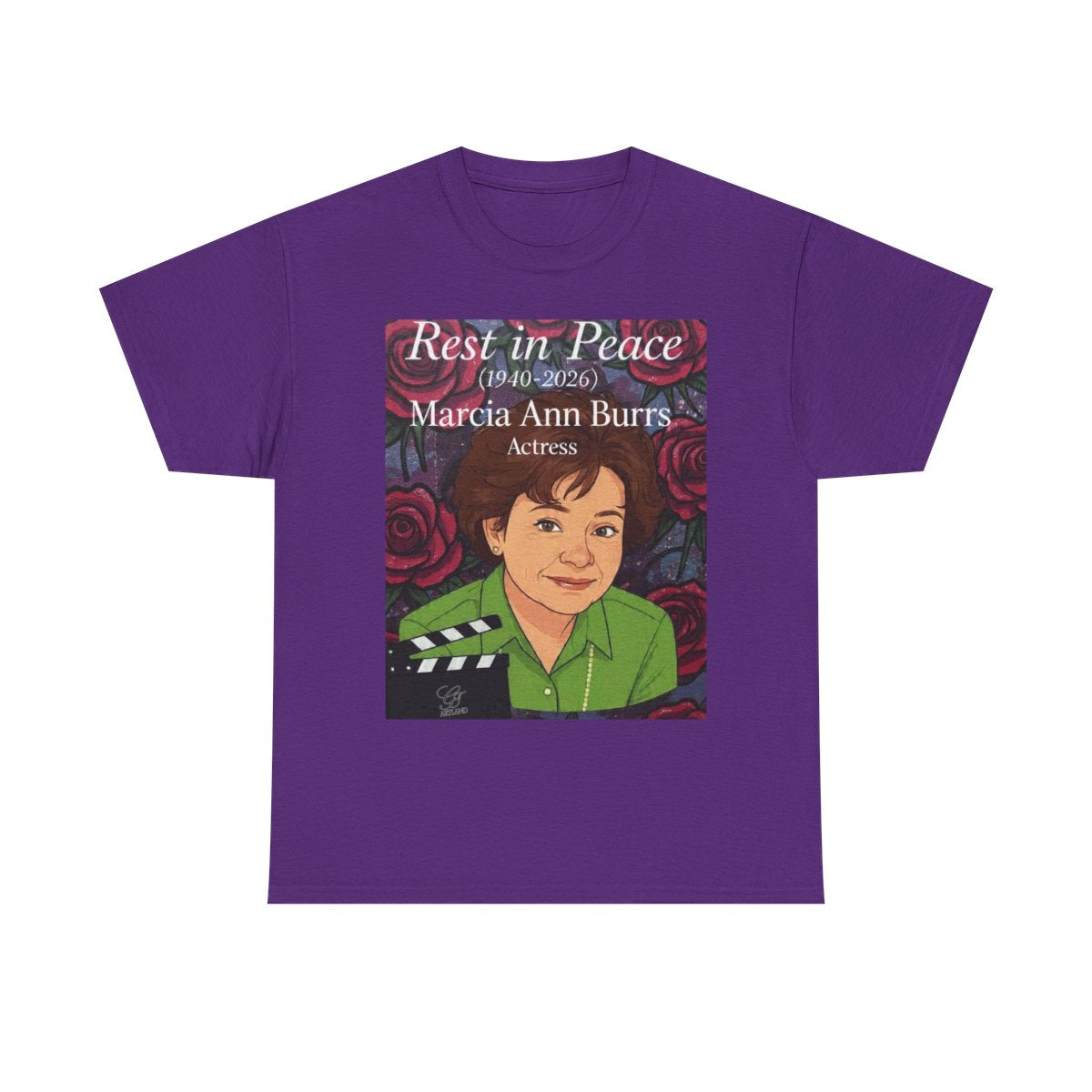 Marcia Ann Burrs Memerial Actress Legend Unisex Heavy Cotton Tee BY GT ARTLAND
