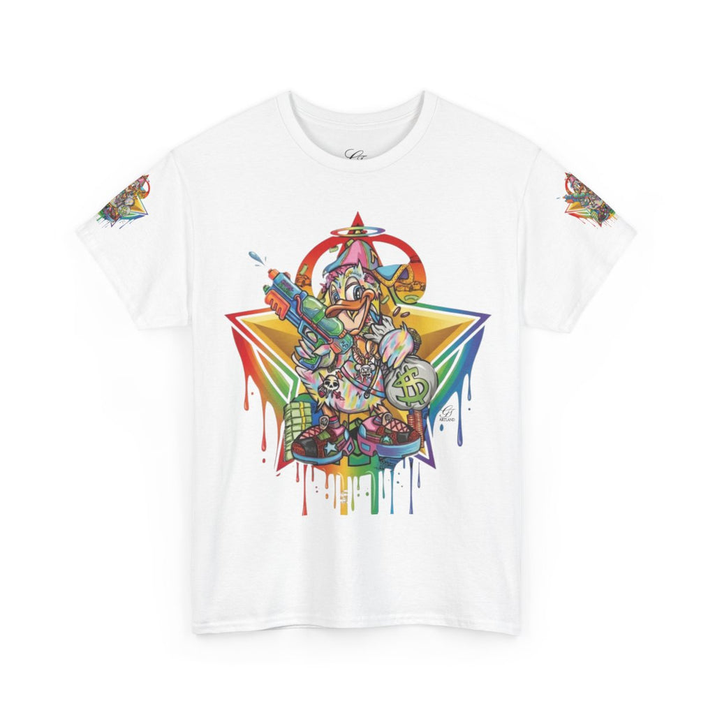 Urban Duck Super Swag Elite Designer Unisex Heavy Cotton Tee by GT Artland