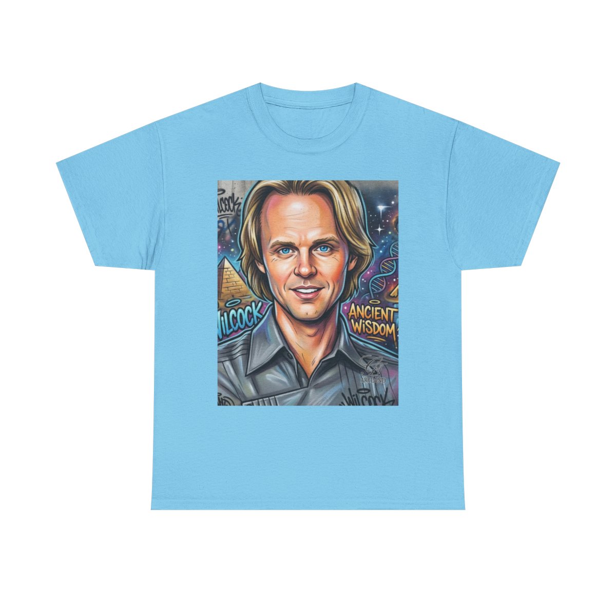 David Wilcock Legendary Urban Graphic Unisex Heavy Cotton Tee by GT Artland