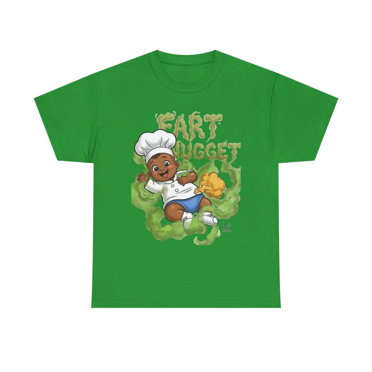 Fart Nugget Baby Unisex Heavy Cotton Tee by GT Artland