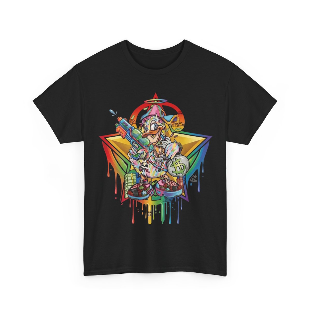 Urban Duck Super Swag Designer Unisex Heavy Cotton Tee by GT Artland