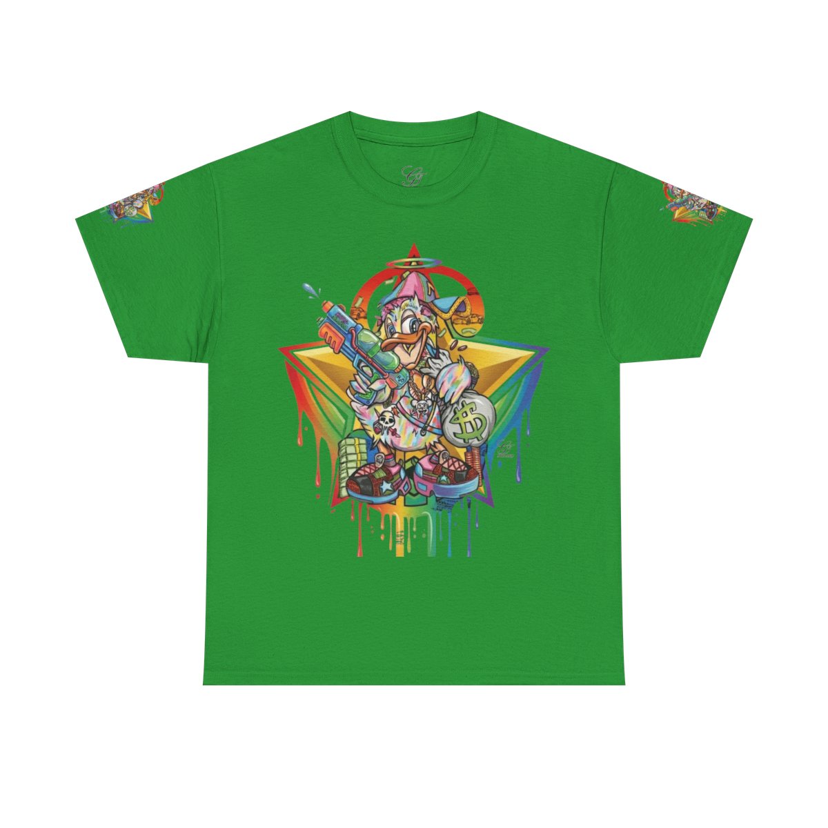Urban Duck Super Swag Elite Designer Unisex Heavy Cotton Tee by GT Artland