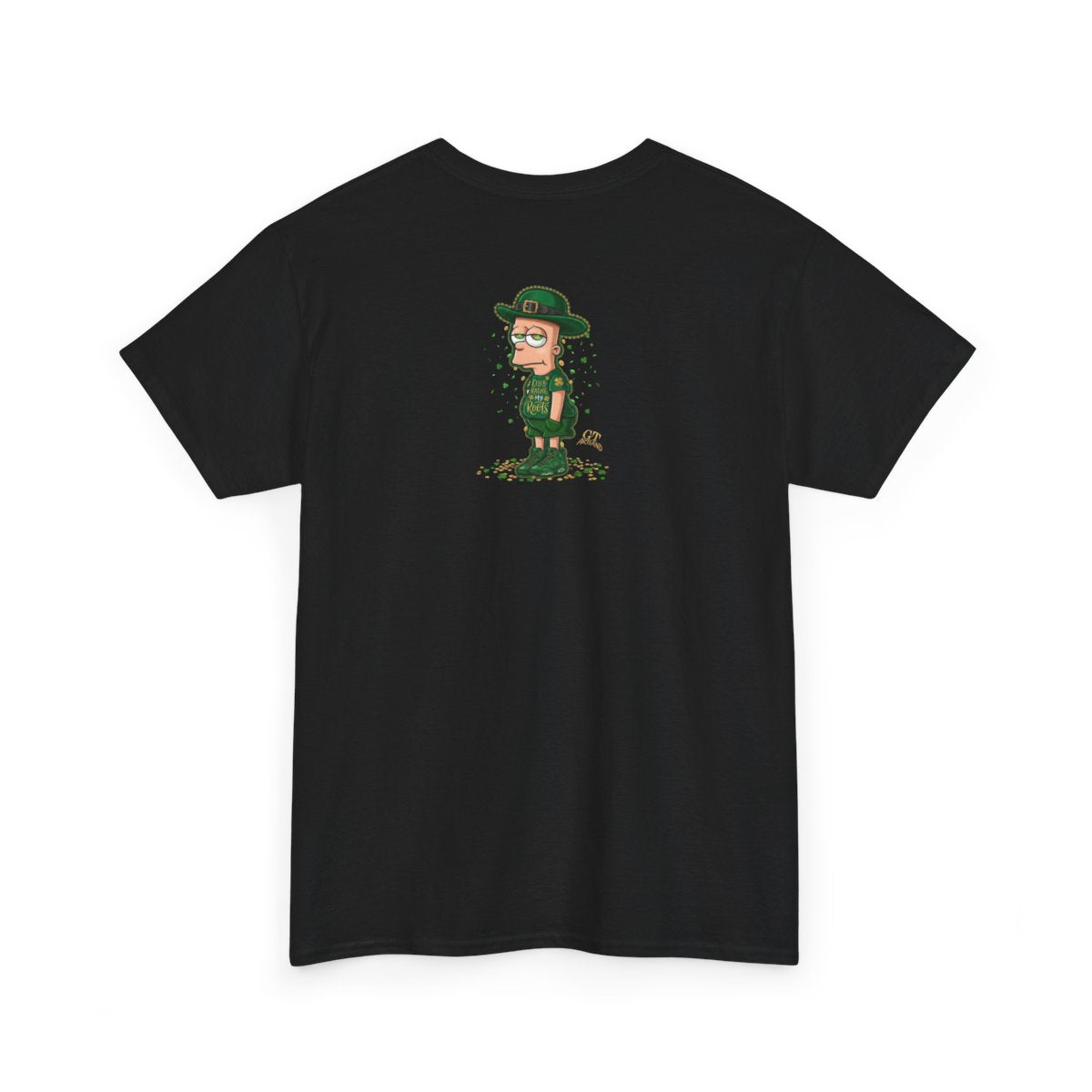 Lucky Charm Urban Irish Bart Designer St Patrick's Day Theme Unisex Heavy Cotton Tee by GT Artland