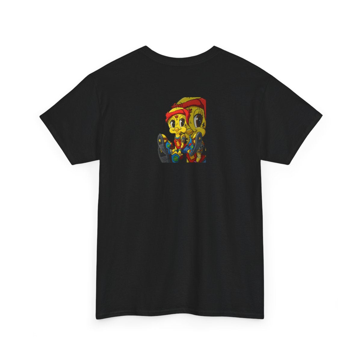 Red Bandana Ghetto Tweet Bird Designer Unisex style Heavy Cotton Tee BY GT ARTLAND
