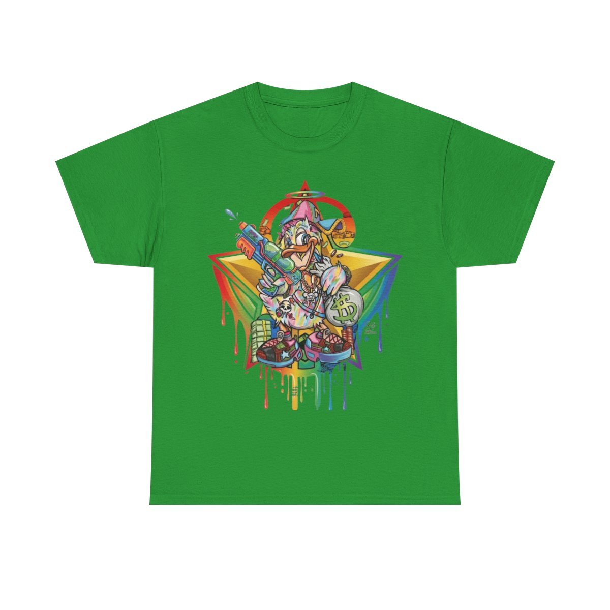 Urban Duck Super Swag Designer Unisex Heavy Cotton Tee by GT Artland